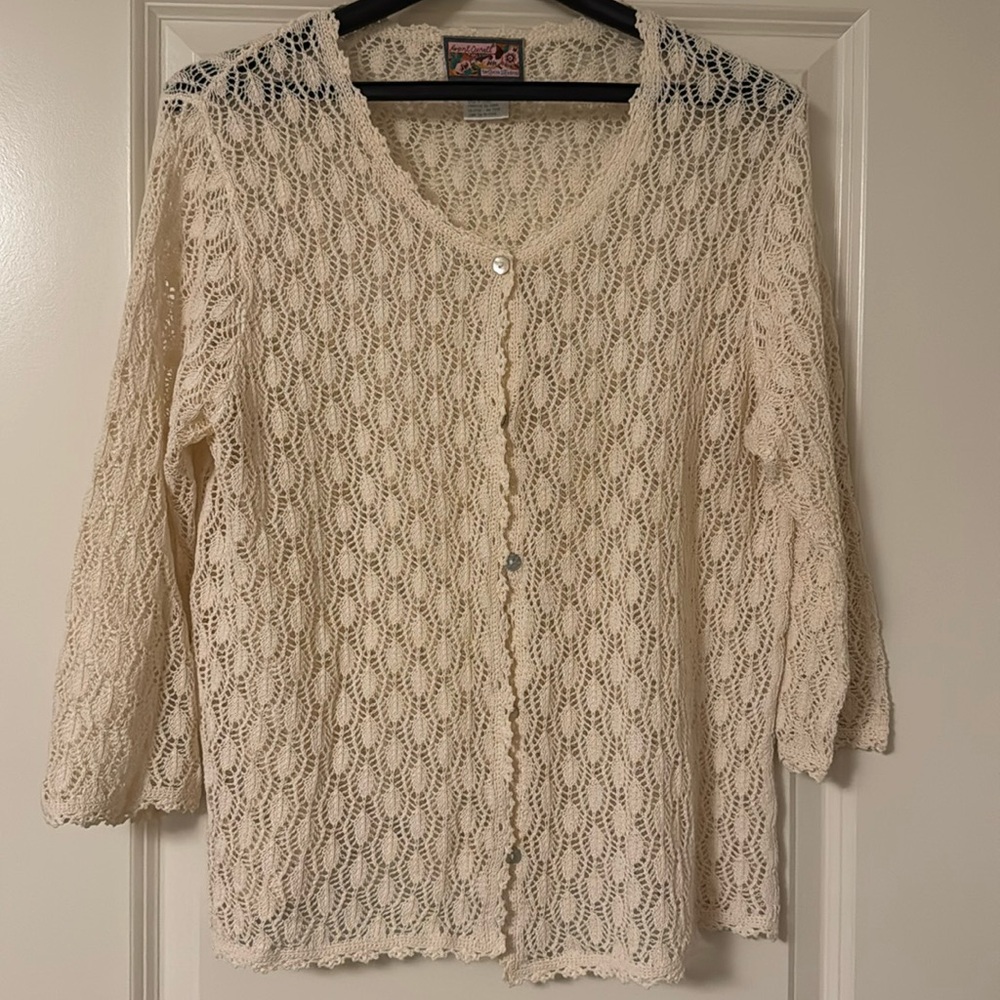Like new April Cornell cardigan.